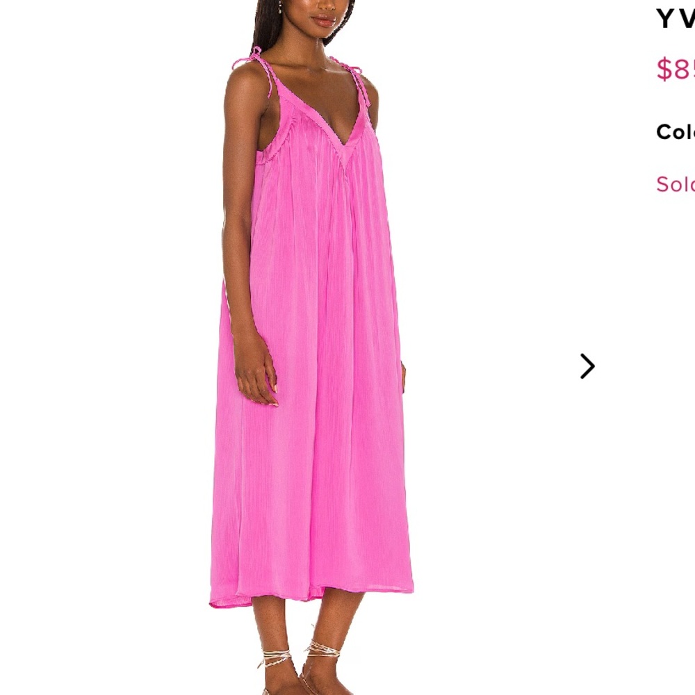 Lovers + Friends Pink Yvette Maxi Dress